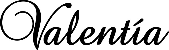 Vorschau des Bootsnamens "Valentía" als Schriftzug für "Bootsbeschriftung Klassisch 02-A"