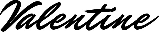 Vorschau des Bootsnamens "Valentine" als Schriftzug für "Bootsbeschriftung Klassisch 82"
