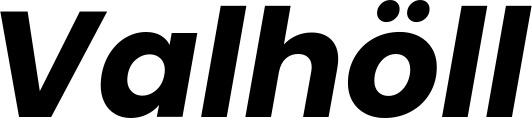 Vorschau des Bootsnamens "Valhöll" als Schriftzug für "Bootsbeschriftung Kursiv 09"