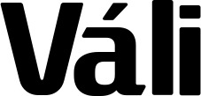 Vorschau des Bootsnamens "Váli" als Schriftzug für "Bootsbeschriftung Fett 22"