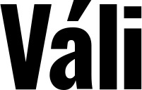 Vorschau des Bootsnamens "Váli" als Schriftzug für "Bootsbeschriftung Fett 29"
