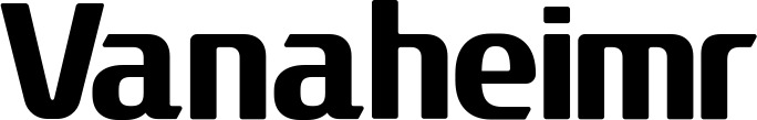 Vorschau des Bootsnamens "Vanaheimr" als Schriftzug für "Bootsbeschriftung Fett 22"