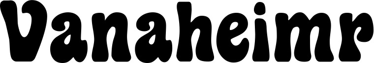 Vorschau des Bootsnamens "Vanaheimr" als Schriftzug für "Bootsbeschriftung Klassisch 16"