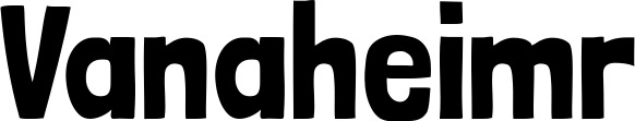 Vorschau des Bootsnamens "Vanaheimr" als Schriftzug für "Bootsbeschriftung Neu 52"