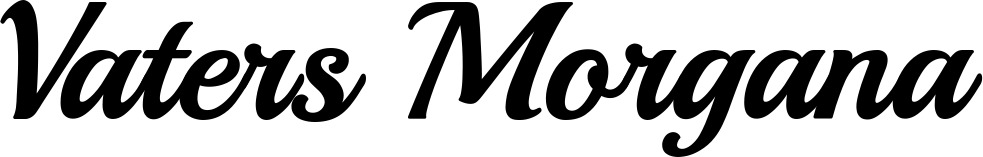 Vorschau des Bootsnamens "Vaters Morgana" als Schriftzug für "Bootsbeschriftung Klassisch 86"