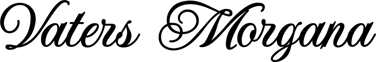 Vorschau des Bootsnamens "Vaters Morgana" als Schriftzug für "Bootsbeschriftung Klassisch 70"