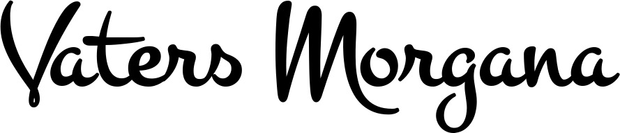 Vorschau des Bootsnamens "Vaters Morgana" als Schriftzug für "Bootsbeschriftung Klassisch 81"