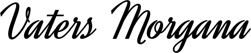 Vorschau des Bootsnamens "Vaters Morgana" als Schriftzug für "Bootsbeschriftung Klassisch 44"
