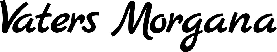 Vorschau des Bootsnamens "Vaters Morgana" als Schriftzug für "Bootsbeschriftung Klassisch 77"