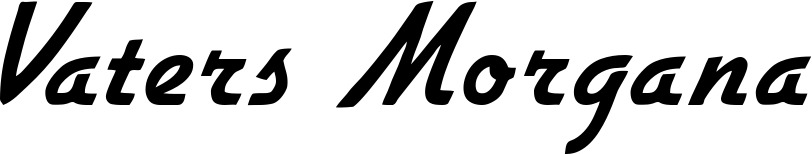 Vorschau des Bootsnamens "Vaters Morgana" als Schriftzug für "Bootsbeschriftung Klassisch 66"