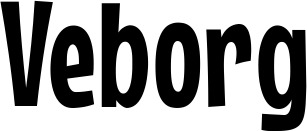 Vorschau des Bootsnamens "Veborg" als Schriftzug für "Bootsbeschriftung Neu 57"