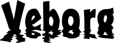 Vorschau des Bootsnamens "Veborg" als Schriftzug für "Bootsbeschriftung Neu 13"