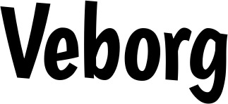 Vorschau des Bootsnamens "Veborg" als Schriftzug für "Bootsbeschriftung Neu 36"