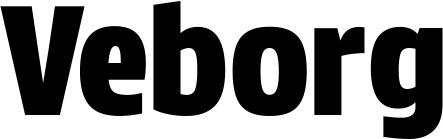 Vorschau des Bootsnamens "Veborg" als Schriftzug für "Bootsbeschriftung Fett 33"