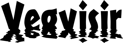 Vorschau des Bootsnamens "Vegvisir" als Schriftzug für "Bootsbeschriftung Neu 13"