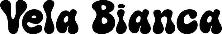 Vorschau des Bootsnamens "Vela Bianca" als Schriftzug für "Bootsbeschriftung Neu 62"