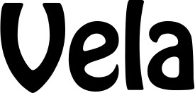 Vorschau des Bootsnamens "Vela" als Schriftzug für "Bootsbeschriftung Fett 01"