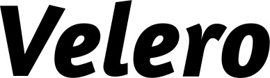 Vorschau des Bootsnamens "Velero" als Schriftzug für "Bootsbeschriftung Kursiv 01"