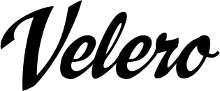 Vorschau des Bootsnamens "Velero" als Schriftzug für "Bootsbeschriftung Klassisch 29"