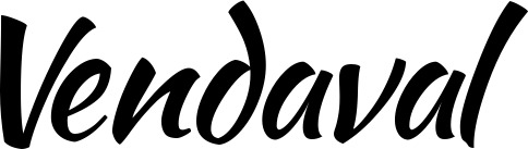 Vorschau des Bootsnamens "Vendaval" als Schriftzug für "Bootsbeschriftung Klassisch 73"