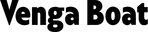 Vorschau des Bootsnamens "Venga Boat" als Schriftzug für "Bootsbeschriftung Fett 24"