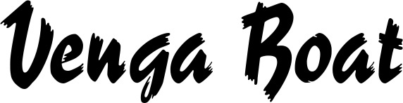 Vorschau des Bootsnamens "Venga Boat" als Schriftzug für "Bootsbeschriftung Neu 10"