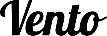 Vorschau des Bootsnamens "Vento" als Schriftzug für "Bootsbeschriftung Neu 60"