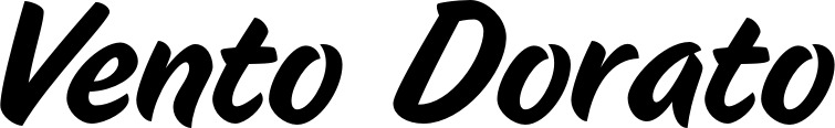 Vorschau des Bootsnamens "Vento Dorato" als Schriftzug für "Bootsbeschriftung Klassisch 19"