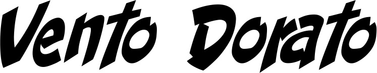 Vorschau des Bootsnamens "Vento Dorato" als Schriftzug für "Bootsbeschriftung Klassisch 31"