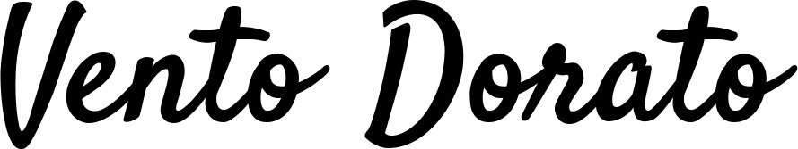 Vorschau des Bootsnamens "Vento Dorato" als Schriftzug für "Bootsbeschriftung Klassisch 96"