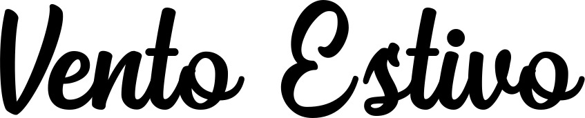 Vorschau des Bootsnamens "Vento Estivo" als Schriftzug für "Bootsbeschriftung Klassisch 43"