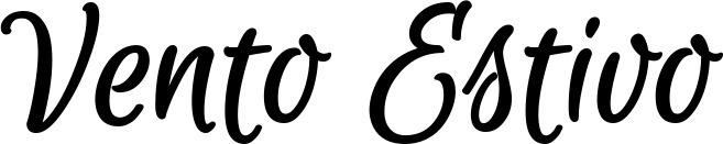 Vorschau des Bootsnamens "Vento Estivo" als Schriftzug für "Bootsbeschriftung Klassisch 105"