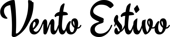 Vorschau des Bootsnamens "Vento Estivo" als Schriftzug für "Bootsbeschriftung Klassisch 63"