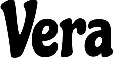 Vorschau des Bootsnamens "Vera" als Schriftzug für "Style Neu 41"