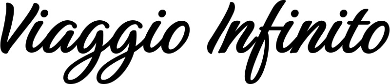 Vorschau des Bootsnamens "Viaggio Infinito" als Schriftzug für "Bootsbeschriftung Klassisch 48"