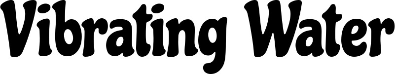 Vorschau des Bootsnamens "Vibrating Water" als Schriftzug für "Bootsbeschriftung Neu 41"