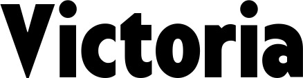 Vorschau des Bootsnamens "Victoria" als Schriftzug für "Style Fett 24"