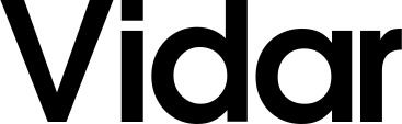 Vorschau des Bootsnamens "Vidar" als Schriftzug für "Bootsbeschriftung Fett 17"