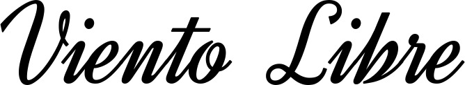 Vorschau des Bootsnamens "Viento Libre" als Schriftzug für "Bootsbeschriftung Klassisch 44"