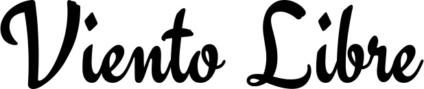 Vorschau des Bootsnamens "Viento Libre" als Schriftzug für "Bootsbeschriftung Klassisch 63"