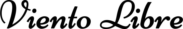 Vorschau des Bootsnamens "Viento Libre" als Schriftzug für "Bootsbeschriftung Klassisch 84"