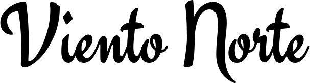 Vorschau des Bootsnamens "Viento Norte" als Schriftzug für "Bootsbeschriftung Klassisch 63"