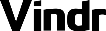 Vorschau des Bootsnamens "Vindr" als Schriftzug für "Bootsbeschriftung Fett 21"