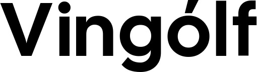 Vorschau des Bootsnamens "Vingólf" als Schriftzug für "Bootsbeschriftung Fett 12"