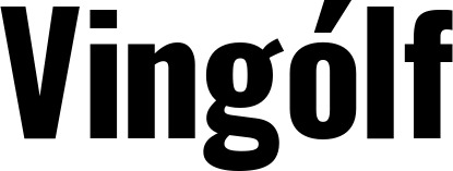 Vorschau des Bootsnamens "Vingólf" als Schriftzug für "Bootsbeschriftung Fett 29"