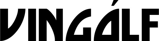 Vorschau des Bootsnamens "Vingólf" als Schriftzug für "Bootsbeschriftung Neu 23"