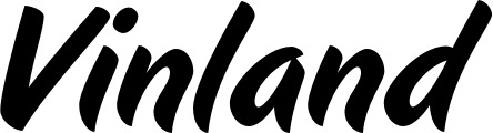 Vorschau des Bootsnamens "Vinland" als Schriftzug für "Bootsbeschriftung Klassisch 19"