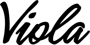 Vorschau des Bootsnamens "Viola" als Schriftzug für "Bootsbeschriftung Klassisch 71"