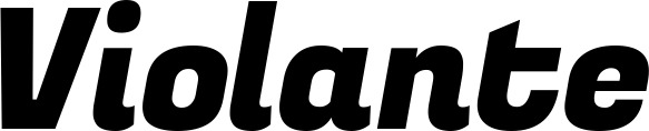 Vorschau des Bootsnamens "Violante" als Schriftzug für "Bootsbeschriftung Kursiv 04"