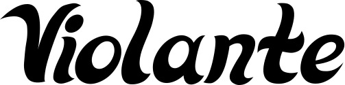 Vorschau des Bootsnamens "Violante" als Schriftzug für "Bootsbeschriftung Klassisch 33"